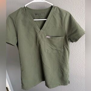 Figs MOSS XS Catarina Scrub Top